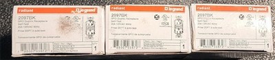 LOT OF 4 Pass Seymour PLUGTAIL PT2097BK BLACK 20A 125V GFCI