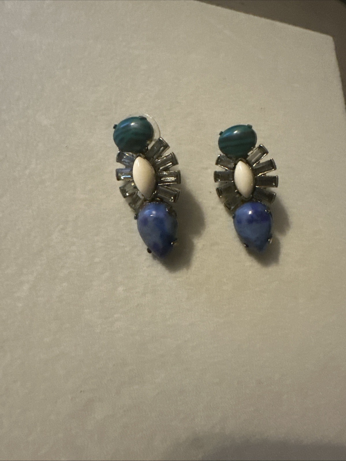Anthropologie Cotier Mixed Faux Gemstone Earrings