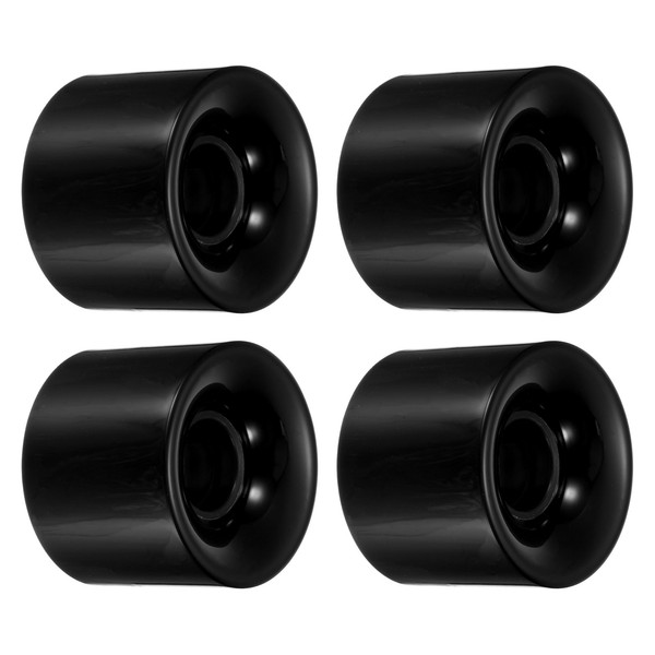 4 StüCk 60Mm Longboard Rollen Skateboard Rad 78A Schwarz-image