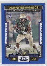 2023 Score Rookies Showcase 6/100 DeWayne McBride #333 0rd2