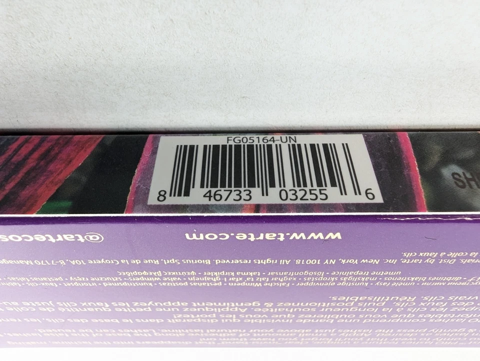 Tarte Tarteist Pro Lashes SASSY False Eyelashes Long Volume Vegan NEW Beauty - Image 3 of 4