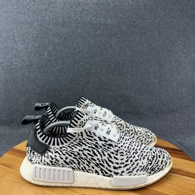 しらたま Adidas NMD R1 Primeknit Sashiko Zebra Black White Mens Sz 10.5