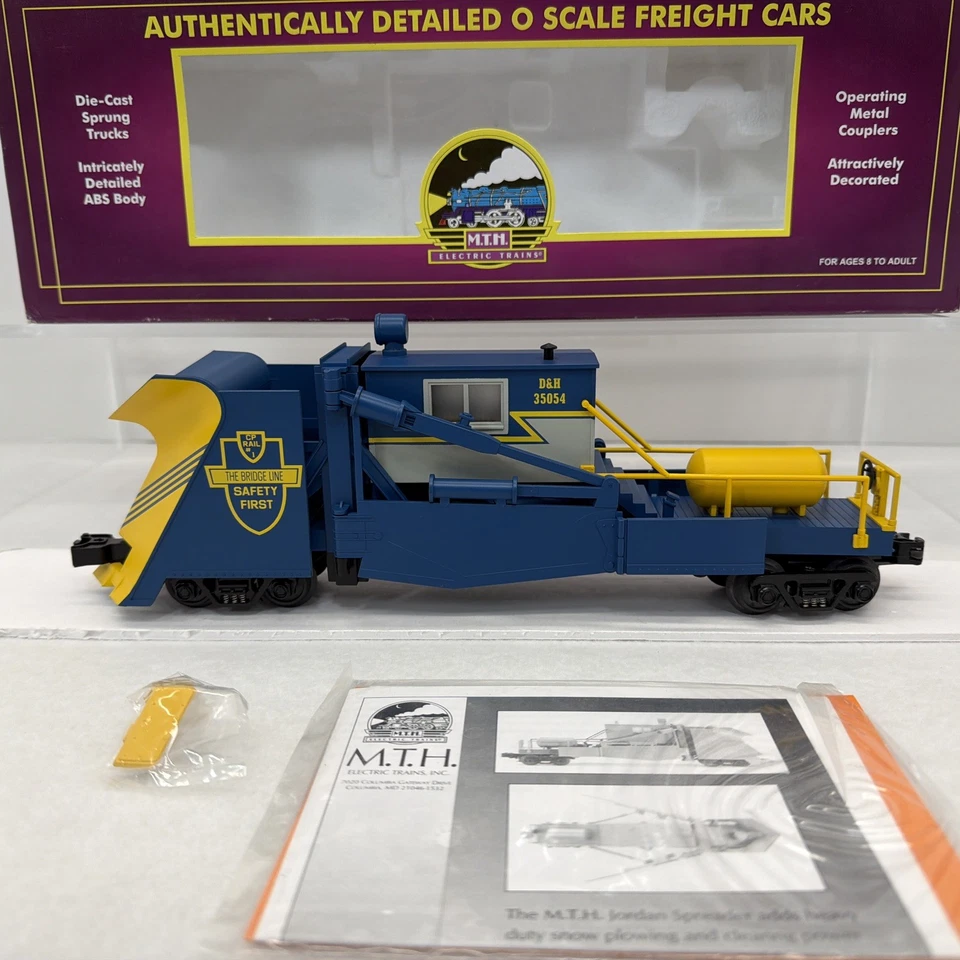 MTH Premier 20-98242 Delaware & Hudson Jordan Spreader O Gauge New #35054 D&H - Image 2 of 4