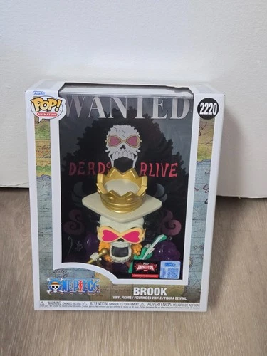 Funko Pop One Piece Wanted Poster Brook #2220 - TargetCon Exclusive - IN HAND