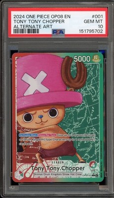 PSA10 トニートニー・チョッパー OP08-001 リーダーパラレル Tony Tony.Chopper (001) (Parallel) OP08-001 Two Legends Foil for