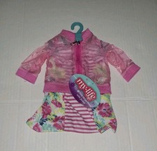 My Life AS Pink Strip Dress with Jacket for 18" doll
