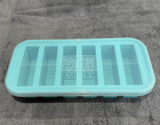 Souper Cubes Tray Silicone/Plastic w/ Lid 6-C...