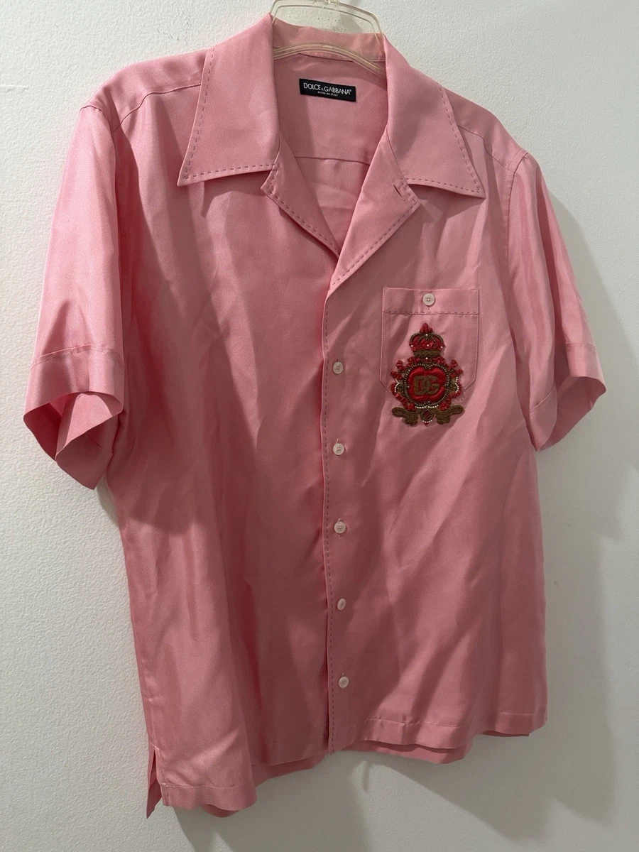 Dolce&Gabbana Pink Shirts for Men for sale | eBay