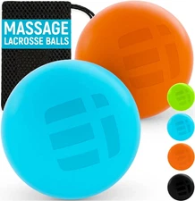 Massage Lacrosse Balls for Myofascial Release - Trigger Point Therapy Ball Set f