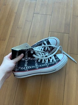 Converse JW Anderson Chuck Taylor All Star 70s Hi Grid Black US Women's 8.5