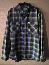 Dixxon Flannel Co. "The Gill-Man" Universal Monsters D-Tech Plaid Men's Shirt 2X