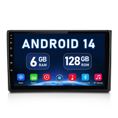 DAB+ Für Audi A4 8E 8H B6 B7 2000-09 128G Carplay Android 14 Autoradio NAVI USB