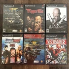 Lot Of 6 Sony PlayStation 2 Action/Shooter Games Tested PS2 Bundle