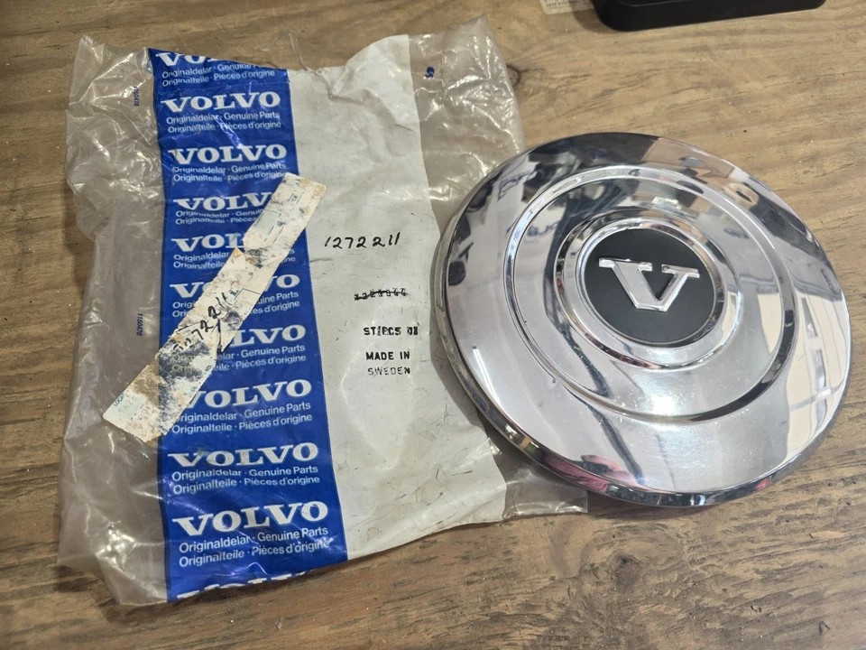 Tapacubos central Volvo 240 242 244 245 acero inoxidable 1 pieza **TEMPRANO** GL #1 Foto 4 de 4