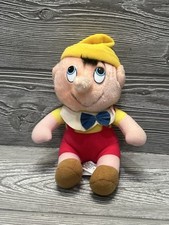 Vintage Pinocchio Plush Doll Walt Disney Productions 7" Stuffed Plush Taiwan