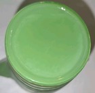 1  Pitcher 3 Vintage Akro Agate Green Jadeite Childs Tea Cups Small Play — photo 3