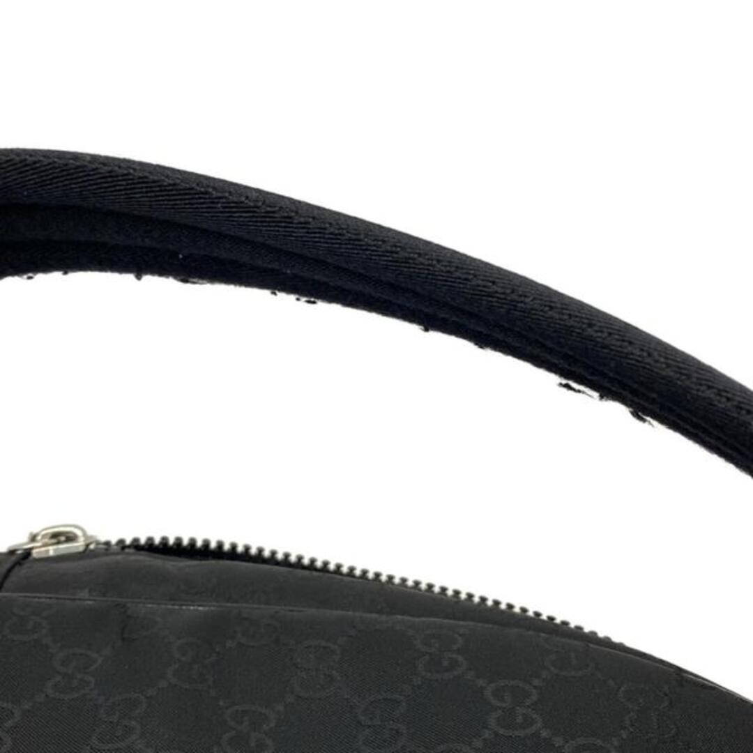 GUCCI GG Backpack Black Leather Used, Versatile & Stylish, 45cm H thumbnail 10