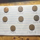 1920-1929 Lincoln Wheat Small Cent BN Bronze Lot