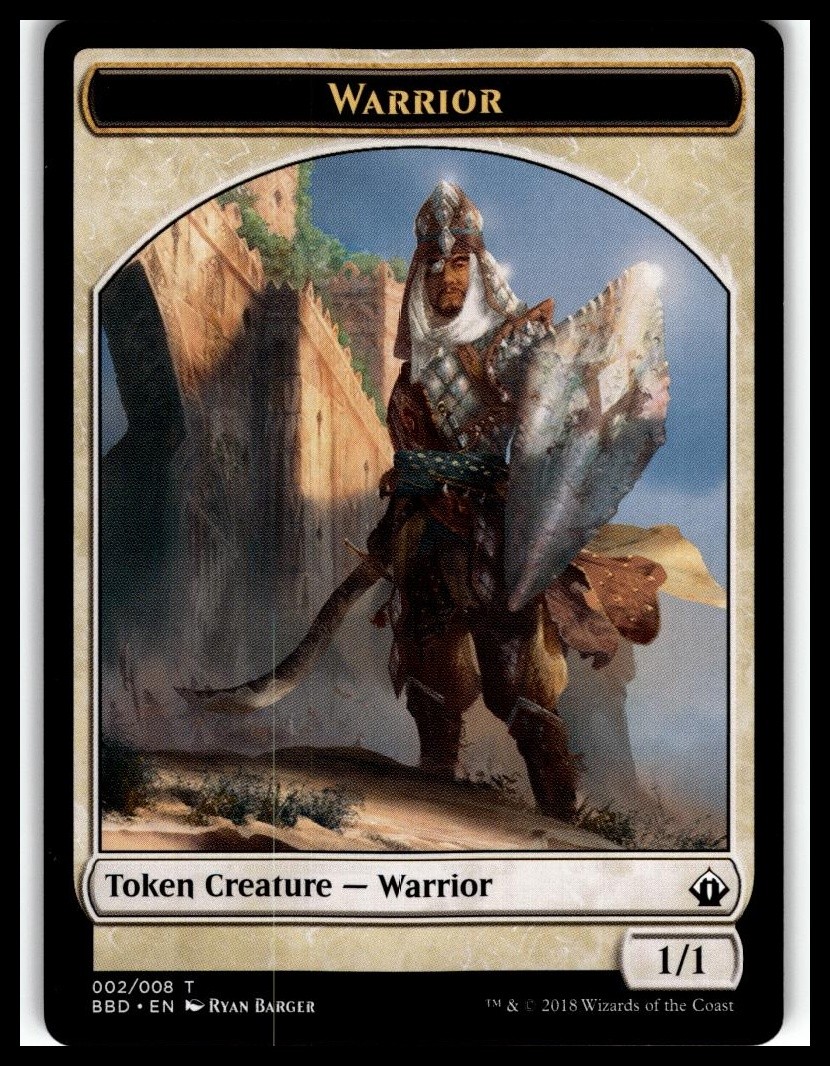 Khans of Tarkir #3 Warrior Token (003)