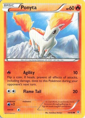 XY - Flashfire #14/106 Ponyta