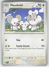 Maushold 074/091 Uncommon Paldean Fates Pokemon NM