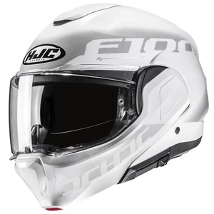HJC F100 Motorcycle Motorbike Helmet - Hetal White