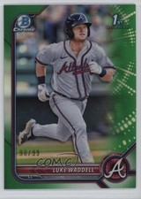 2022 Bowman Chrome Prospects Green Refractor 98/99 Luke Waddell #BCP-48 0i7e