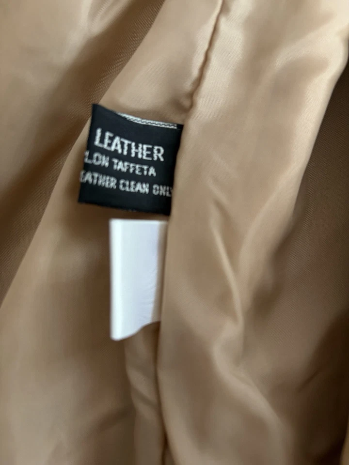 Chaqueta de gamuza de cuero Winks Lane vintage - talla 42 hecha en Corea Foto 4 de 4