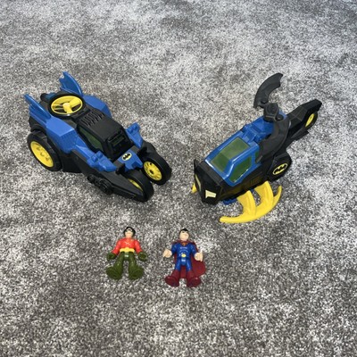 Imaginext Superhelden Konvolut Figuren Fahrzeuge Batman Robin