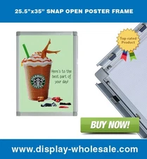 Front Load Easy Open Snap Poster Frame/ Picture Frame 25.5" x 35"