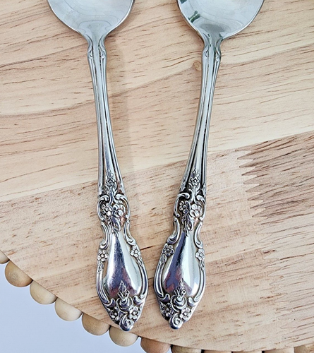 Oneida Louisiana Teaspoons Community Stainless 18/8 Flatware Set of 2 - Picture 4 of 4