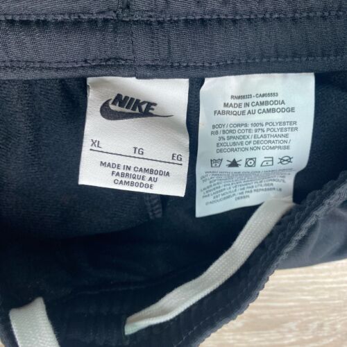 Nike Sportswear Black/White CU8374-010 Unisex Big Kids Size XL Tracksuit Pants - Picture 2 of 6