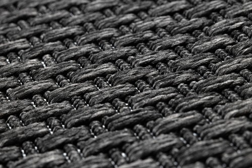 Modern Flat Woven RUG 'TIMO' practical easy to clean outdoor durable black - Picture 8 of 11