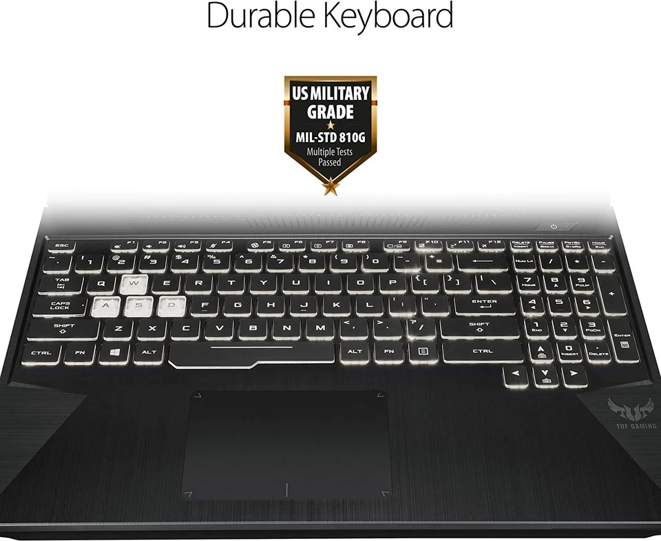 NEW ASUS TUF FX505DV-WB74 Gaming Laptop 15.6" Ryzen 7 16GB RAM 512GB SSD - Image 2 of 4