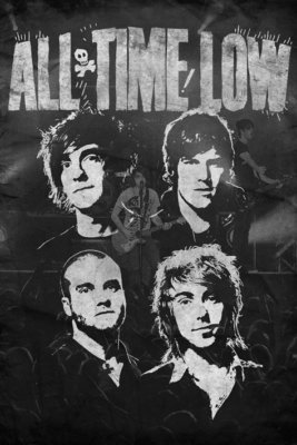Poster All Time Low Faces Wandposter Maxiposter Plakat Maxi Neu 61x91,5 cm