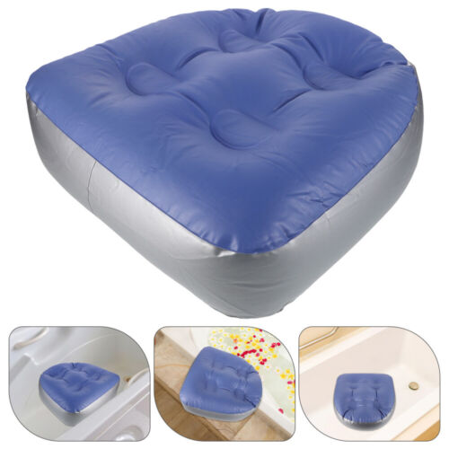 2 Pcs Inflatable Bathtub Cushion Shower Seat Pad Thickened Cushions