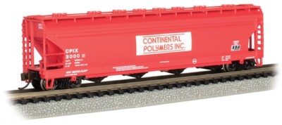 Bachmann ~ N Scale ~ New ~ Continental Polymers #3000 ~ ACF 56' Hopper ~ 17562