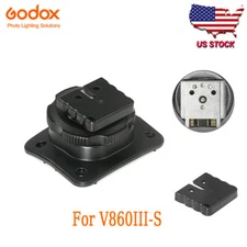 US Godox Flash Metal Hot Shoe Replacment Mounting Foot For V860III-S Speedlite