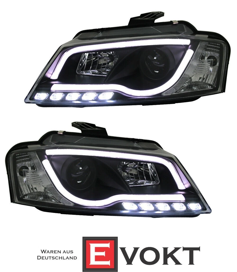 Set Saloon/Estate Front Headlight glass Cover + LED indicator Right