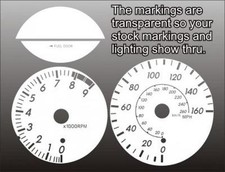 White Face Gauges For 2003-2005 Toyota Celica Gts