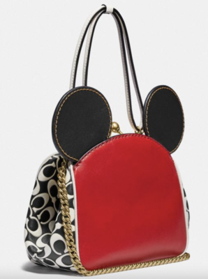 COACH ミッキー バッグ NWT Disney X Coach Mini Dempsey Bucket Bag In Signature Jacquard