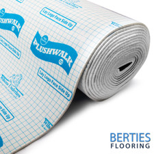 Plushwalk 8mm Carpet Underlay Luxury PU Foam 5m2, 10m2 & 15m2 Rolls Available