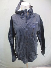 Paradox Size M Womens Black Full Zip Stand Collar Zip Pocket Rain Jacket 025