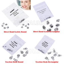 Dental Orthodontic Lingual Buttons Bondable Botones Linguales de Ortodoncia