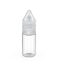 CHUBBY GORILLA 10ML V3 W/REDUCER PET Bottles 25pack CLEAR BOTTLE/CLEAR LID