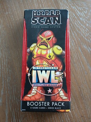 IWL: Interstellar Wrestling League Booster Pack - For HyperScan Video Sys - New