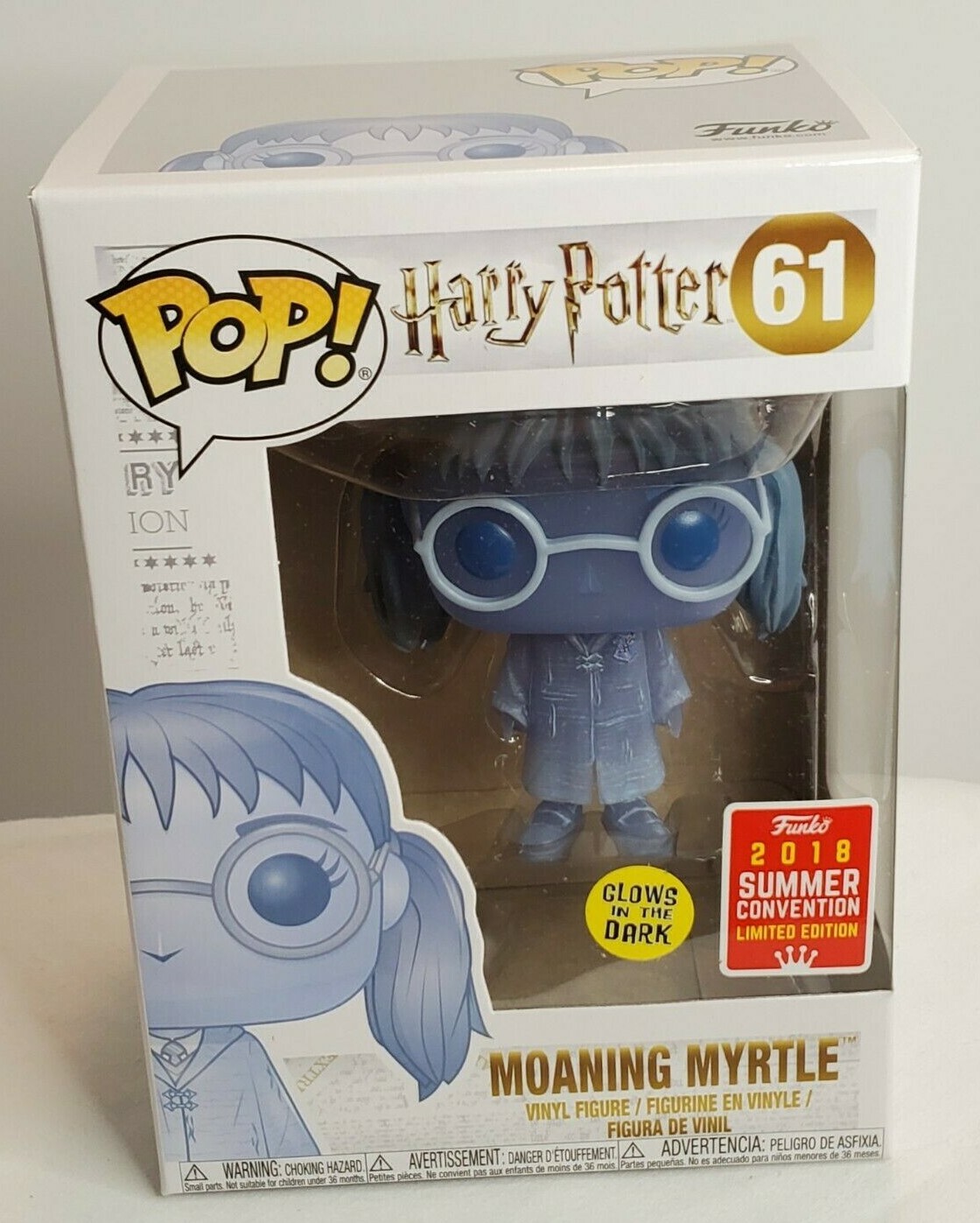 funko pop moaning myrtle glow in the dark