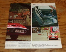 Original 1971 Opel Gt 1900 Sport Coupe Deluxe Sales Brochure Folder 71 Original 1971 Opel Gt 1900 Sport Coupe Deluxe Sales Brochure Folder 71