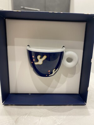 Tasses à expresso Illy Gillo Dorfles avec soucoupes et cuillères