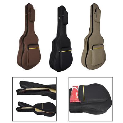 Gitarre Gigbag Rucksack Reisetasche mit Griffschutz mit Reißverschluss vorne